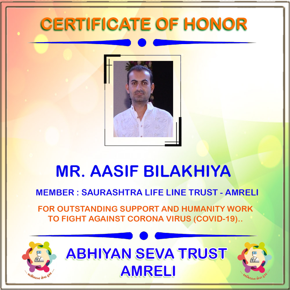 Certificate of Honor